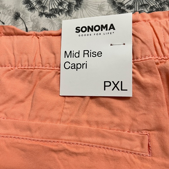 🍑 Sonoma Peach Capri Pants – Size XL 🍑 - Picture 6 of 8